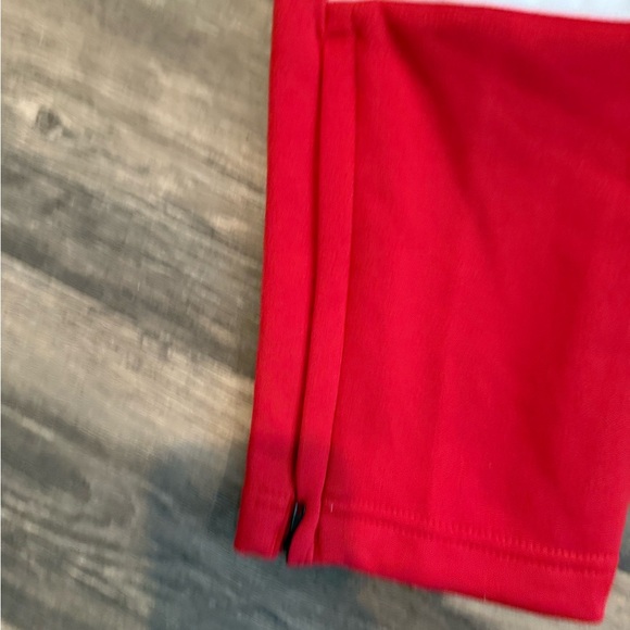 NWT ADIDAS UNDER THE CITY LIGHTS Warm Up Red White Sweatpants - Picture 9 of 14